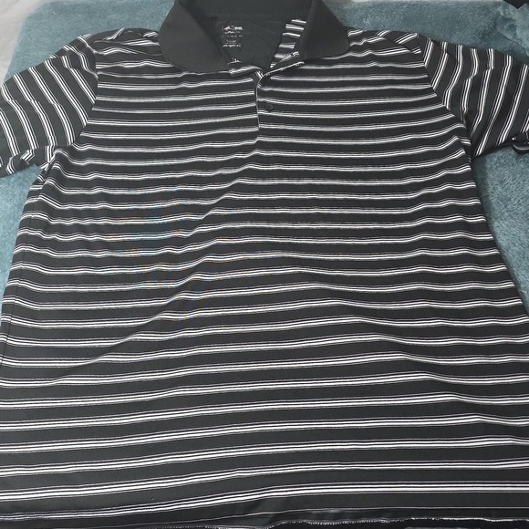 adidas Other - Addiads Golf Black And White Polo Shirt